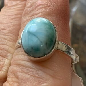 NWT Genuine Larimer gorgeous high end quality size 7 sterling ring